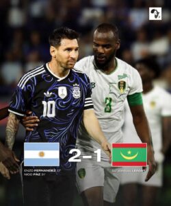 فوز صعب للأرجنتين أمام موريتانيا… وأداء مشرف للمرابطون